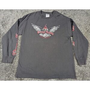 Vintage Orange County Choppers Shirt‎ Mens Large Black Easyriders Bike Show Y2K